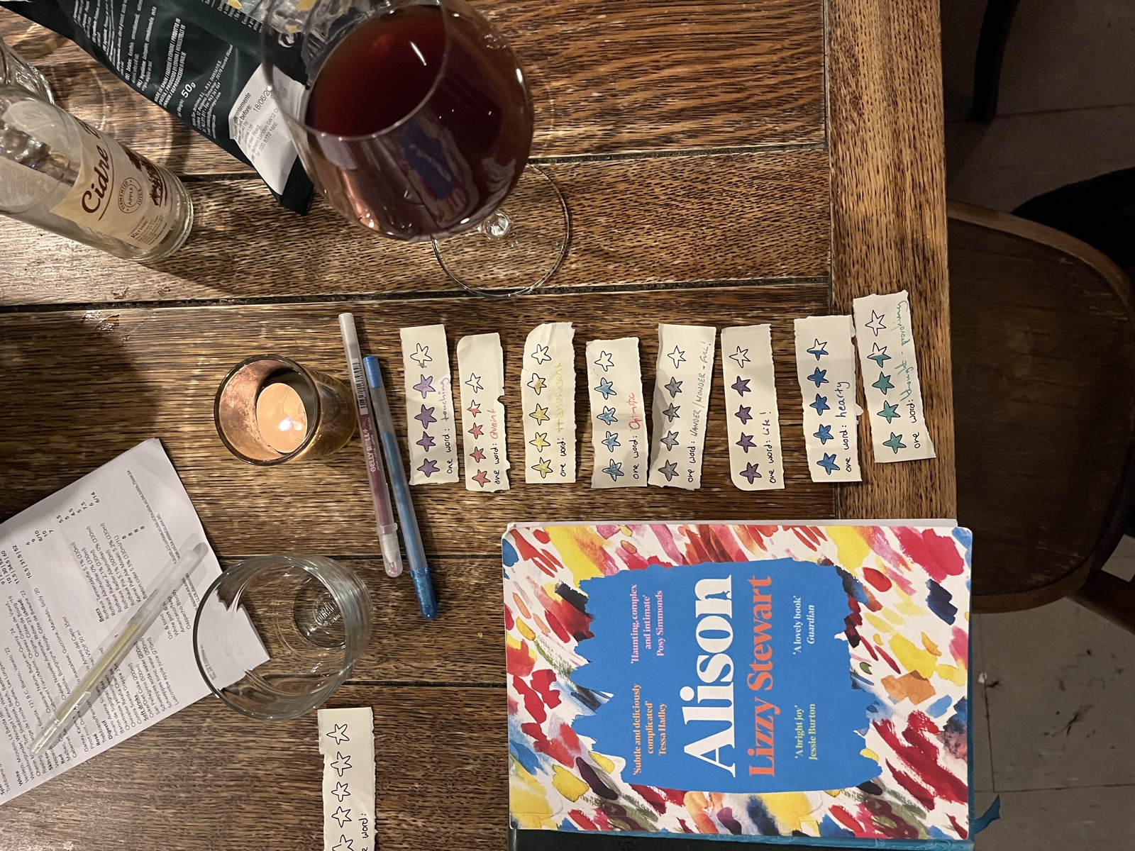 Alison at book club